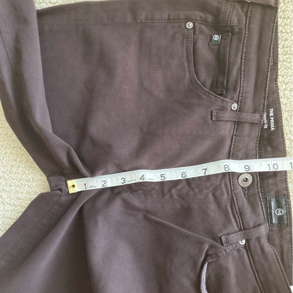 Adriano Goldschmied Black The Prima Cigarette Leg Skinny Jeans Pants Size 29R - Picture 6 of 10